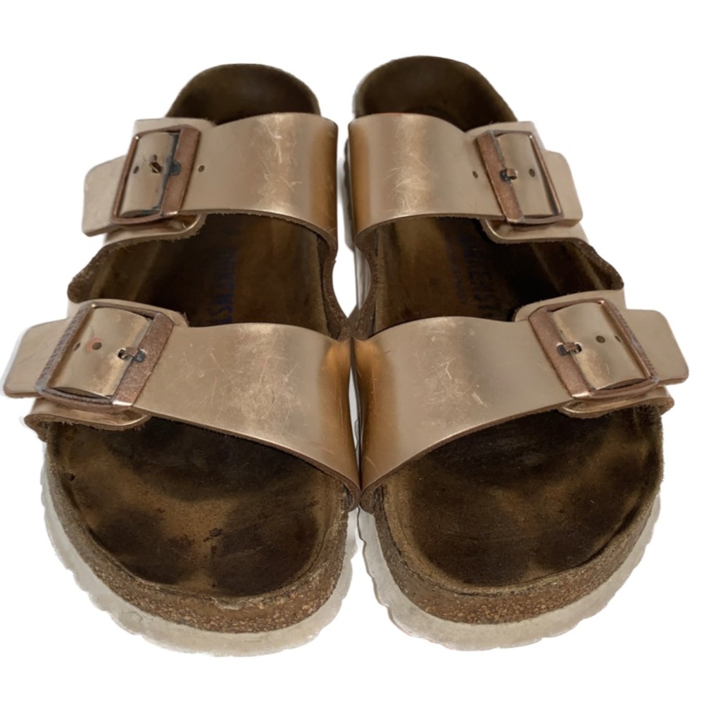 Birkenstocks Women’s Arizona Sandal Size EUR 41/US 10-10.5 265mm Gold
